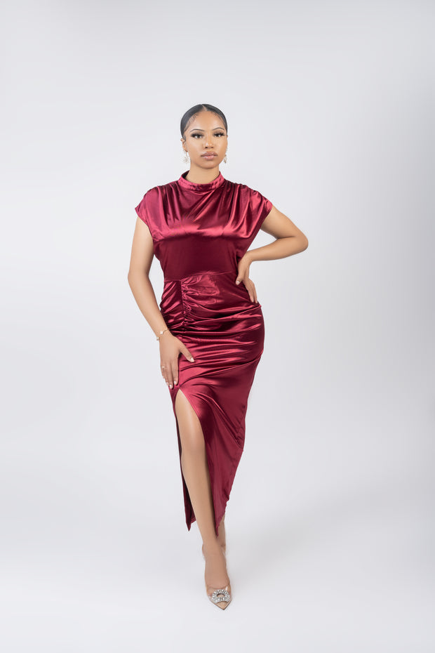 ZINIERA SLIT DRESS