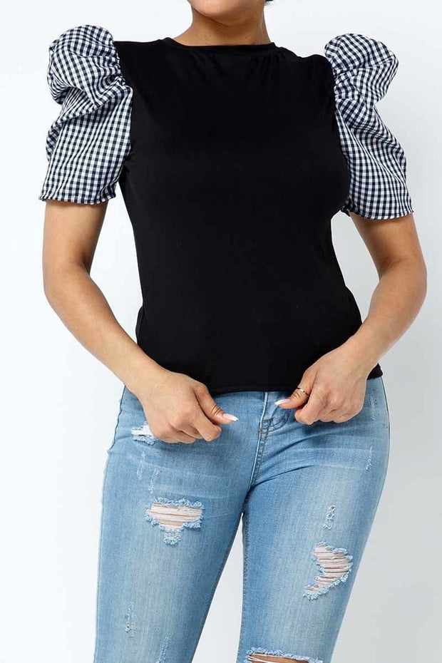 KALI BLACK CHECK TOP